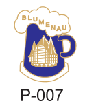 Pin Caneca de Chopp Blumenau (banho de ouro)
