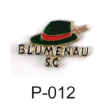Pin Blumenau Chapéu (banho de ouro)